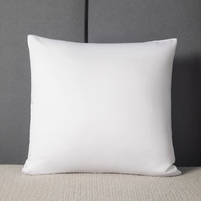 Taie en soie coloris Blanc nacré