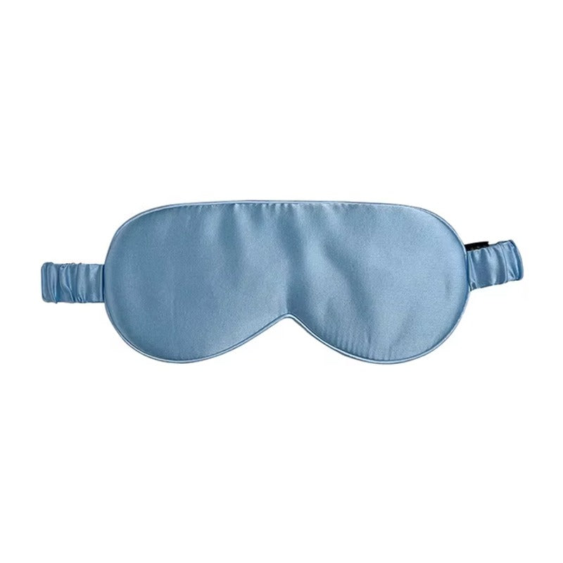 Masque de nuit en soie LYSSEVEIL, coloris Bleu ciel