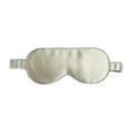 Masque de nuit en soie LYSSEVEIL ton ivoire, coloris Champagne et coloris Blanc nacré